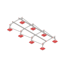 Опорная конструкция для установки оборудования TECHNORAPTOR FOOT 1500х4000 тип 2 КМ-профиль (KM-TR-F-SSEI-1500-4000-2)