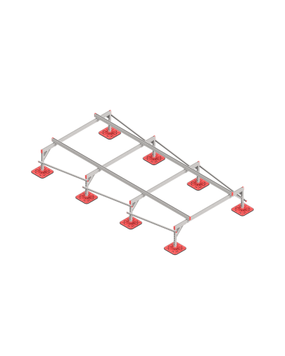 Опорная конструкция для установки оборудования TECHNORAPTOR FOOT 2000х4000 HD КМ-профиль (KM-TR-F-SSEI-2000-4000 HD) в Абакане Системы видеонаблюдения Pintop.ru