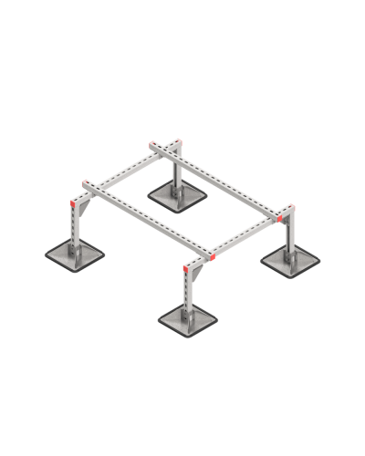 Опорная конструкция для установки оборудования TECHNORAPTOR STEELFOOT 1000х1200 HD КМ-профиль (KM-TR-STF-SSEI-1000-1200 HD) в Абакане Системы видеонаблюдения Pintop.ru