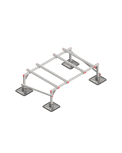 Опорная конструкция для установки оборудования TECHNORAPTOR STEELFOOT 1500х1000 тип 2 HD КМ-профиль (KM-TR-STF-SSEI-1500-1000-2 HD) в Абакане Системы видеонаблюдения Pintop.ru