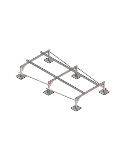 Опорная конструкция для установки оборудования TECHNORAPTOR STEELFOOT 1500х3000 тип 1 HD КМ-профиль (KM-TR-STF-SSEI-1500-3000-1 HD) в Абакане Системы видеонаблюдения Pintop.ru