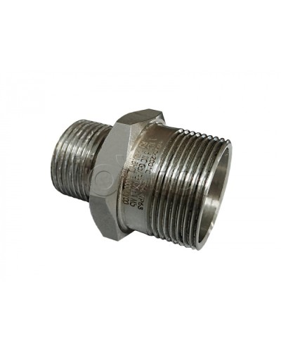 Металлический резьбовой переходник взрывозащищённый Магнито-контакт Ех-переходник МКВМ 01МН 1МН Н (М16х1,5/М20х1,5) 1Ex d IIС Gb/PB Ex d I Mb или Ex tb IIIС Db или 0Ex ia IIC Ga или 1Ex e IIС Gb в Абакане Дополнительное оборудование (Ex) Pintop.ru