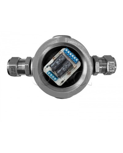 Магнито-Контакт УК-ВК-Ех-24 АЯКС П, с двумя кабельными вводами Ех МКВМ 25 в Абакане Комутационные взрывозащищенные коробки Pintop.ru