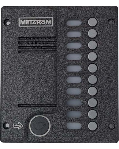 Блок вызова домофона Метаком MК10.2-RFEVN в Абакане Вызывные видеопанели малоабонентные Pintop.ru