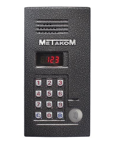 Блок вызова домофона Метаком MK2012-MFEV в Абакане Блоки вызова многоабонентные Pintop.ru