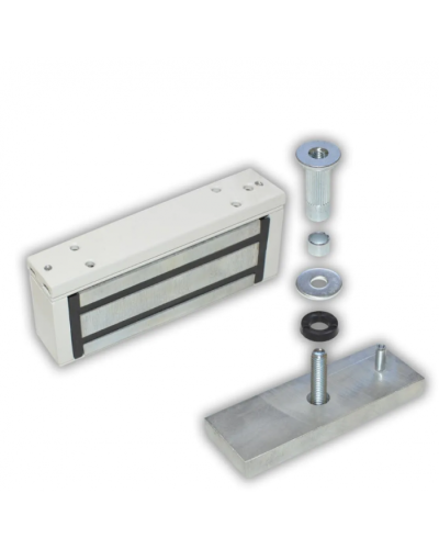 Олевс М1-200 белый (с планкой) в Абакане Электромагнитные замки Pintop.ru