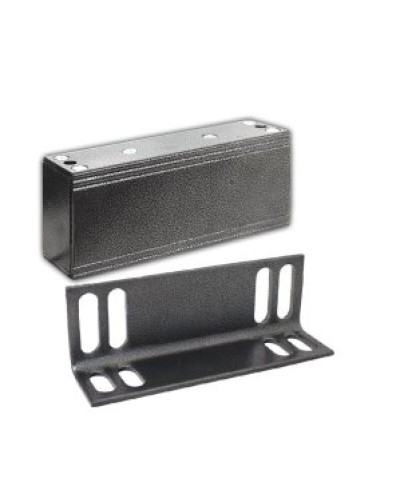 Замок электромагнитный Олевс М1-500 с уголком серебряный антик в Абакане Электромагнитные замки Pintop.ru