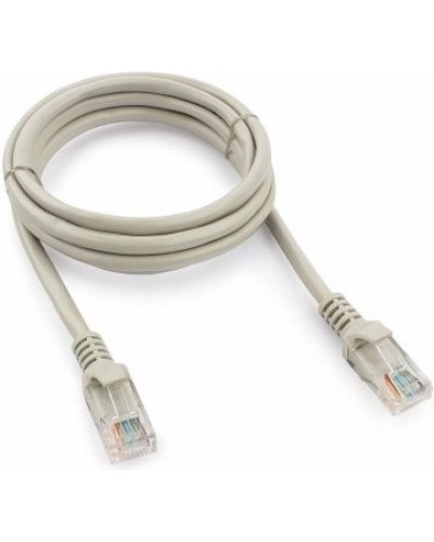 Патч-корд медный U/UTP, категория 5e, 26 AWG (0,48 мм), LSZH, серый, 5 м в Абакане Патчкорды (медные) Pintop.ru