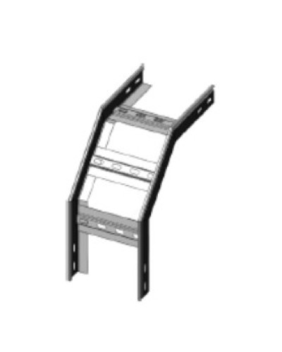 Угол вертикальный внешний 90° 600х50 (1,2) для лестничного лотка ПожТехКабель (651-305) в Абакане Кабельные лотки Pintop.ru