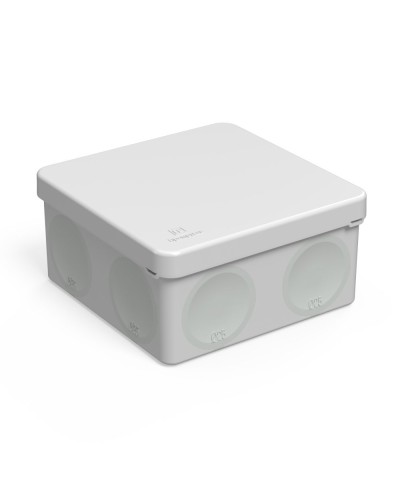 Коробка распред. 60-0300м двухкомп. безгалогенная (HF) 100х100х50 (8шт/уп) Промрукав (60-0300м) в Абакане Распределительные коробки Pintop.ru