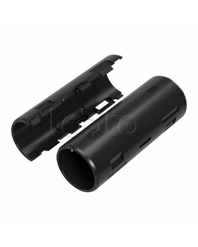 Муфта разборная d25 мм атмосферостойкая черная (40шт/640шт уп/кор) Промрукав (PR13.0415) в Абакане Повороты, муфты, тройники Pintop.ru