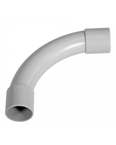 Соединитель угловой д32 (5шт/125шт уп/кор) Промрукав (PR.07432м) в Абакане Повороты, муфты, тройники Pintop.ru