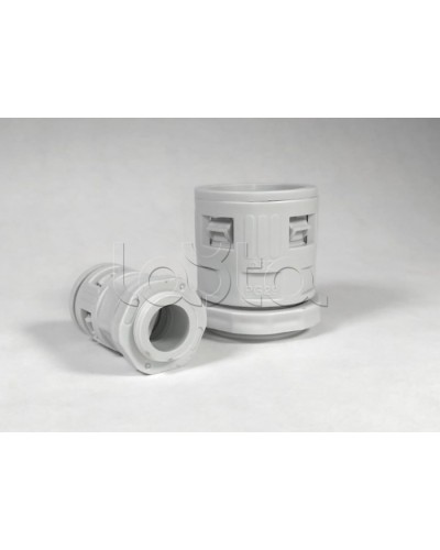 Муфта вводная для гофрированных труб серая ВМ-ГТ-16 Промрукав (PR08.3268) в Абакане Повороты, муфты, тройники Pintop.ru