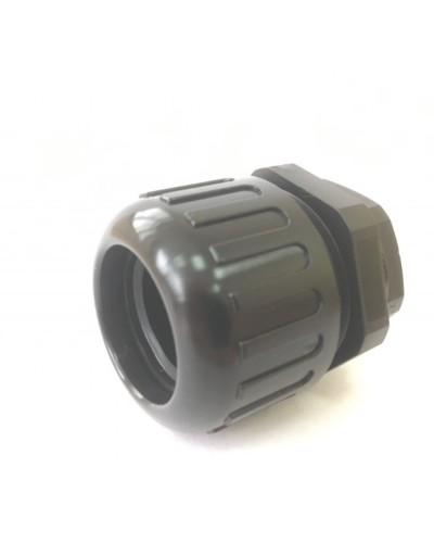 Муфта вводная усиленная (IP68) для гофрированных труб черная ВМУ-ГТ-16 (М16) Промрукав (PR08.3763) в Абакане Повороты, муфты, тройники Pintop.ru