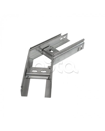 Угол горизонтальный 45 градусов лестничный 100х80 (1,5 мм) Промрукав (PR08.5457) в Абакане Аксессуары для лотков Pintop.ru