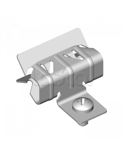 Зажим балочный 2-7 мм с отгибом и винтом М6х9 Промрукав (PR08.5818) в Абакане Аксессуары для лотков Pintop.ru
