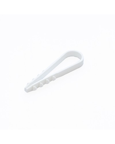 Дюбель-хомут для круглого кабеля d11-18 мм белый (100шт) Промрукав (PR08.6943) в Абакане Крепеж: Дюбели, шурупы, саморезы Pintop.ru