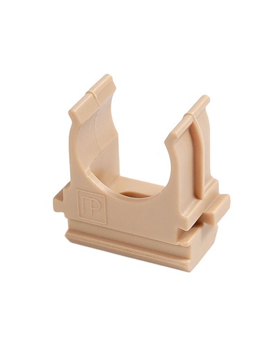 Крепёж-клипса для труб АБС-пластик сосна д20 в малой упаковке (10шт/1000шт уп/кор) Промрукав (PR13.0055) в Абакане Держатели, клипсы, скобы Pintop.ru