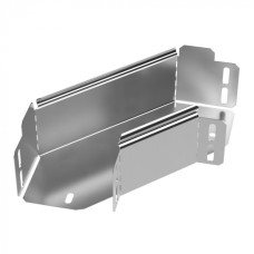 Угол горизонтальный 90 градусов Стандарт INOX (AISI 304) 100х80 Промрукав (PR16.3495)