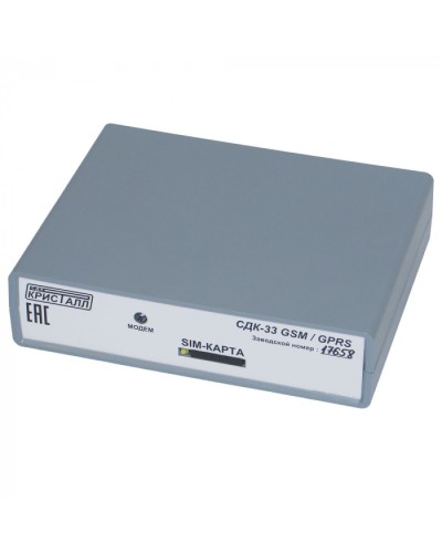 Блок сопряжения Кристалл СДК-33 GSM/GPRS в Абакане Дополнительное оборудование для ОПС Pintop.ru