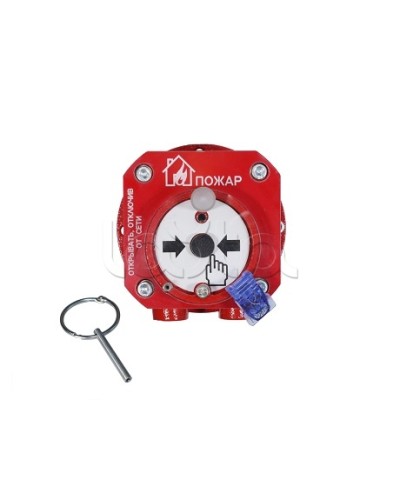 Извещатель пожарный ручной взрывозащищенный Спектрон-512-Exd-А-ИПР-В в Абакане Пожарные извещатели (Ex) Pintop.ru