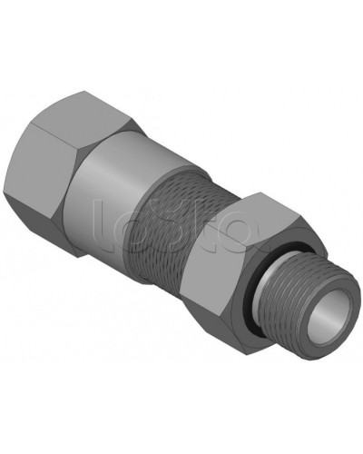 Кабельный ввод с резьбой G1/2 мм для прокладки кабеля в металлорукаве РЗ-ЦП-12, с уплотнением кабеля и проходным диаметром кабеля d=6-10 мм Спектрон КВМ-12/10-Н-G1/2 в Абакане Аксессуары для кабель-канала Pintop.ru