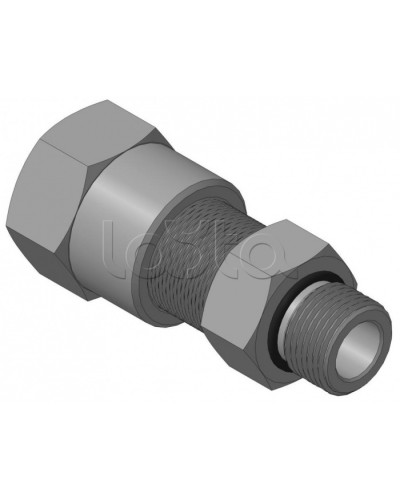 Кабельный ввод с резьбой G1/2 мм для прокладки кабеля в металлорукаве РЗ-ЦП-15, с уплотнением кабеля и проходным диаметром кабеля d=6-10 мм Спектрон КВМ-15/10-М-G1/2 в Абакане Аксессуары для кабель-канала Pintop.ru