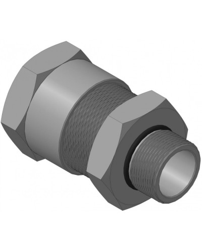 Кабельный ввод с резьбой G1 для открытой прокладки кабеля с проходным диаметром d=16-20 мм Спектрон КВН-20-М-G1 в Абакане Аксессуары для кабель-канала Pintop.ru