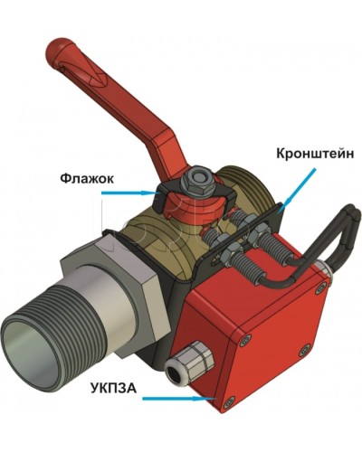 Устройство контроля положения запорной арматуры УКПЗА v2 Спецавтоматика в Абакане Устройства контроля положения дисковых затворов Pintop.ru