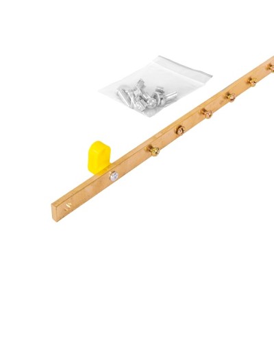 Панель заземления вертикальная ЦМО ПЗ-1000.200А в Абакане Аксессуары для стоек и шкафов Pintop.ru