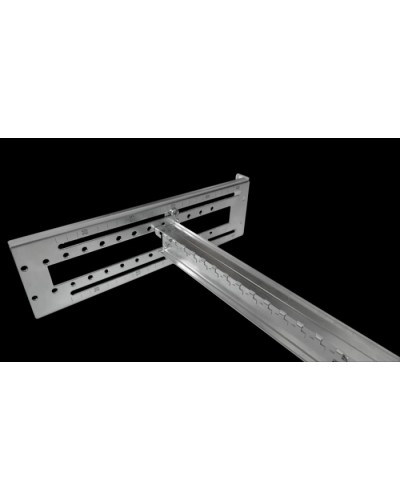 Панель 19 с DIN-рейкой регулируемая по глубине для установки коммутаторов ЦМО (STK-RACKMNT-704KA) в Абакане Аксессуары для стоек и шкафов Pintop.ru