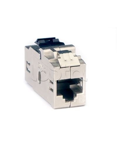 Модуль Keystone RJ45 CAT6 проходной экранированный, серебристый DKC RNK6FESL в Абакане Модули Keystone Pintop.ru