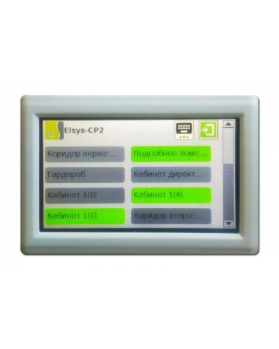 Клавиатура подсистемы охранной сигнализации Elsys-CP2 в Абакане Сетевая СКУД Elsys Pintop.ru