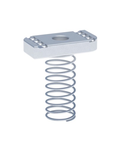 STRUT-гайка (канальная) М10 с длинной пружиной EKF (stgdpM10) в Абакане Крепеж Pintop.ru