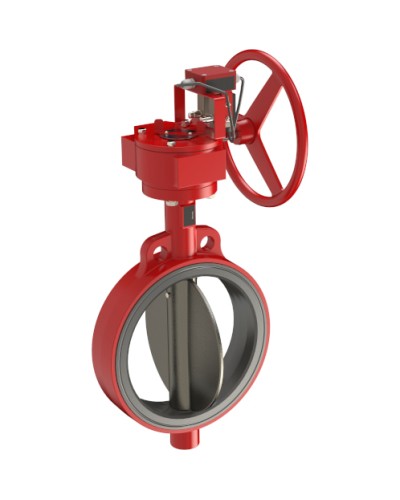 Затвордисковый с ручным приводом с контролем положения УКПЗА Спецавтоматика 3т 200/1,6(Р)-Ф.У3.1-АМК-200v1 в Абакане Затворы дисковые Pintop.ru