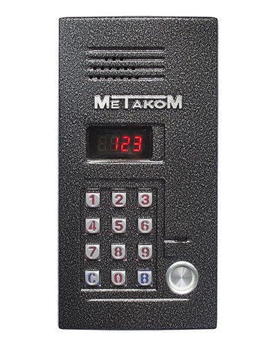 Блок вызова домофона Метаком MK2012-TM4E в Абакане Блоки вызова многоабонентные Pintop.ru