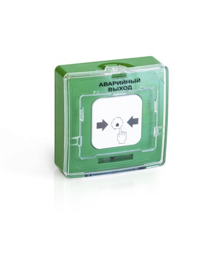 Устройство дистанционного пуска адресное Рубеж УДП 513-11 Аварийный выход (зеленый) прот. R3 в Абакане Адресная система пожарной сигнализации РУБЕЖ Pintop.ru