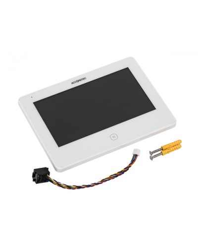 Монитор видеодомофон AccordTec AT-VD 770W WH в Абакане Абонентские IP устройства Pintop.ru