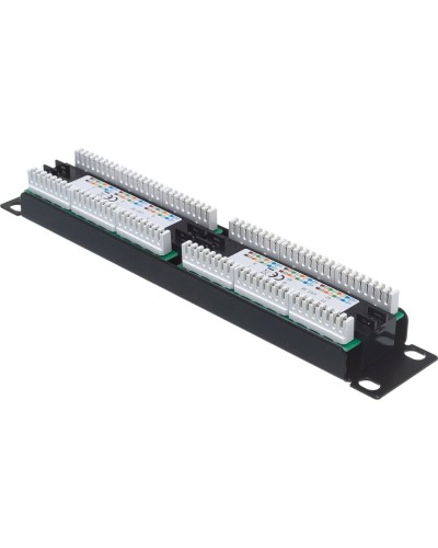 Панель коммутационная 10, 1U, 12 портов UTP, RJ-45, CAT 5e REXANT 04-0025 в Абакане Патч панель Pintop.ru