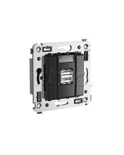 Устройство зарядное Avanti, Черный квадрат DKC 4402543 в Абакане Блоки розеток Pintop.ru
