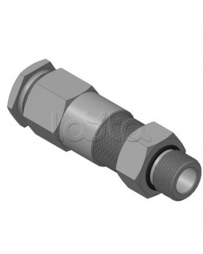 Кабельный ввод для бронированного кабеля с двойным уплотнением резьбой G1/2, внешним диаметром кабеля D=11-15 мм и проходным диаметром кабеля d=6-10 мм Спектрон КВБ-15/10-2У-М-G1/2 в Абакане Аксессуары для кабель-канала Pintop.ru