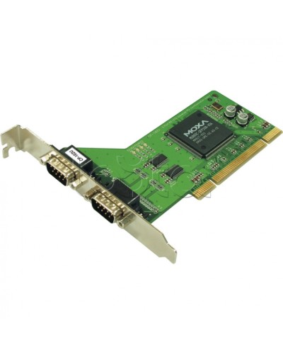 2-портовая плата RS-232 для шины Universal PCI Moxa CP-102U в Абакане Сетевые карты Pintop.ru