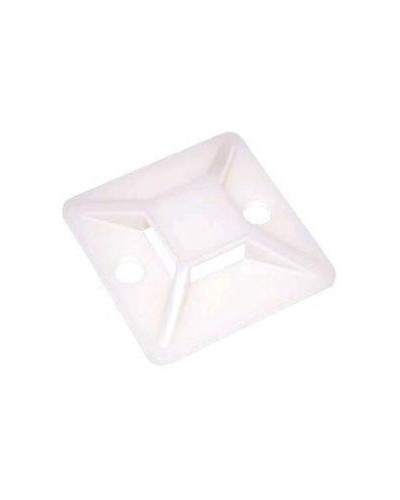 Площадка самоклеящаяся под стяжку, 20х20 мм, белая (100шт.уп) TWT-CV-ATM20 в Абакане Расходные материалы для шкафов и стоек Pintop.ru