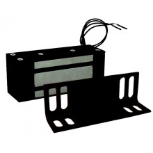 Замок электромагнитный Олевс М1-150 с уголком черный