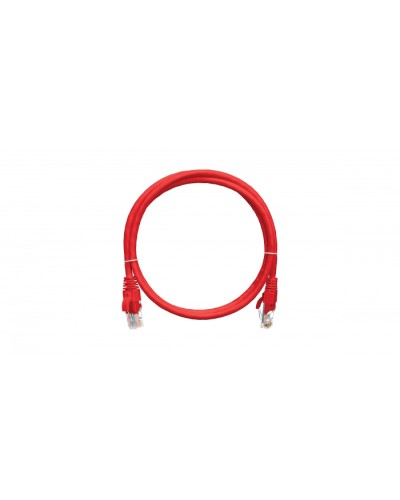 Шнур коммутационный 2хRJ45/8P8C, U/UTP, 4 пары, Кат.5е, LSZH, красный (2м) NIKOMAX NMC-PC4UD55B-020-C-RD в Абакане Патчкорды (медные) Pintop.ru