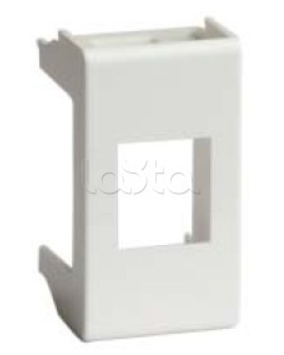 Адаптер для информационных разъемов AVAYA-SYSTIMAX, «Viva», 1 мод., белый DKC 45006 в Абакане Аксессуары для стоек и шкафов Pintop.ru