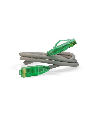 Патч-корд U/UTP Hyperline PC-LPM-UTP-RJ45-RJ45-C6a-1.5M-LSZH-GY в Абакане Патчкорды (медные) Pintop.ru