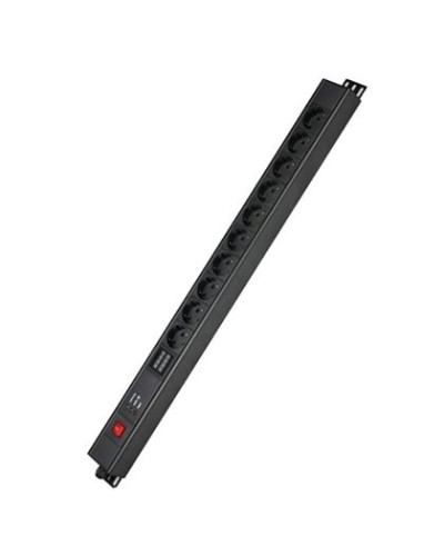 Блок распределения питания вертикальный для 19 шкафов DKC R5VSH10SWOPAM в Абакане Блоки розеток Pintop.ru