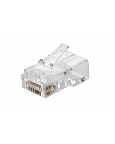 Вилка RJ45 Q-PLUG, категория 5e, UTP, для полевой установки, без цвета, упаковка 50 штук Eurolan 13A-U5-11WT в Абакане Коннекторы Pintop.ru