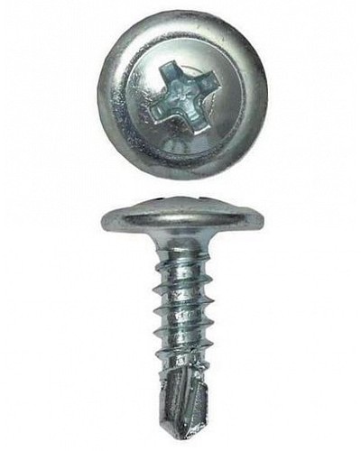 Саморез с пресс-шайбой 4.2x51 острый DKC CM275051 в Абакане Крепеж Pintop.ru